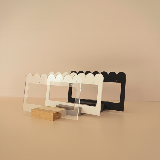 Hollow Wave Acrylic Earring Stand