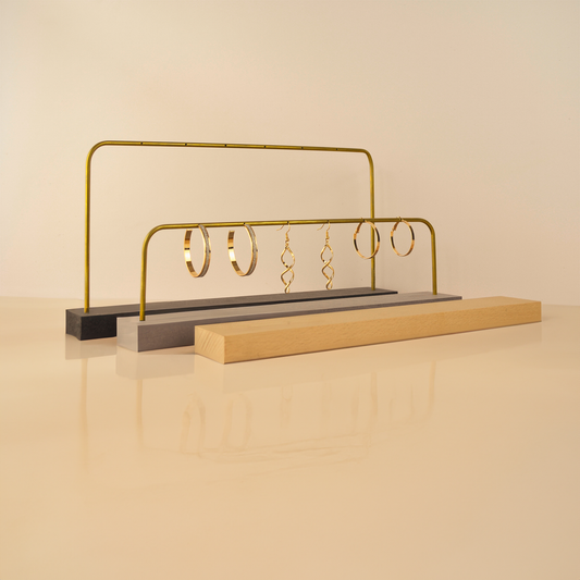 Brass Arch Earring Stand