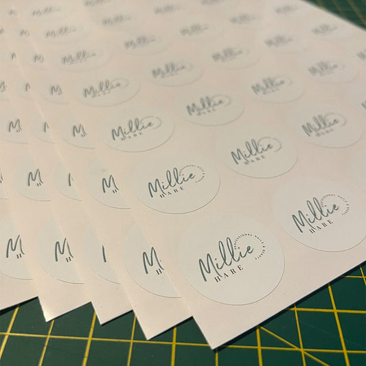 Personalised Custom Circular Stickers