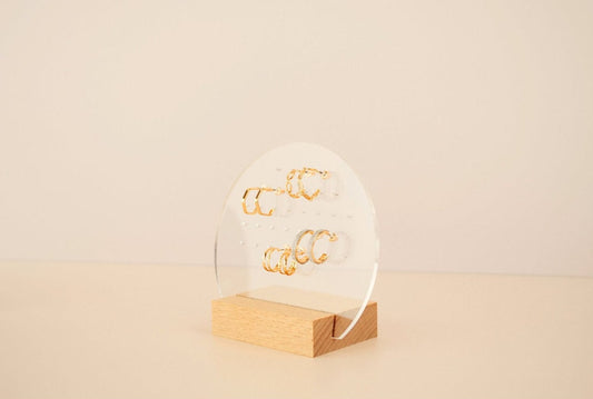 Moon Acrylic Earring Stand